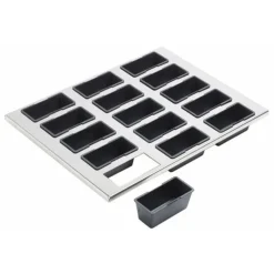 Cerf Dellier Moules À Cake*Plaque De Cakes Exoglass (X 15)