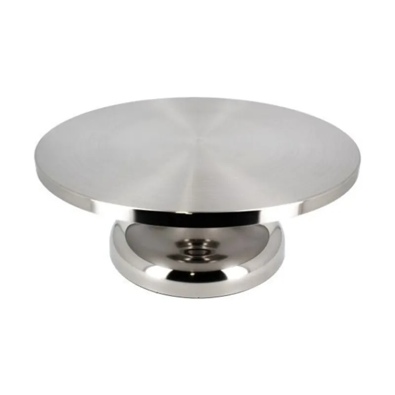 Plateau Tournant Pro Pour Gateau En Inox Patisdecor>Cerf Dellier Online