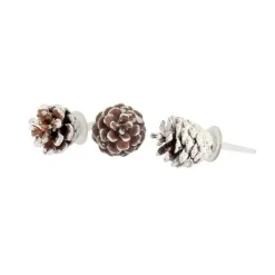 Pommes De Pin Givrees Sur Pique (X30)>Cerf Dellier Discount