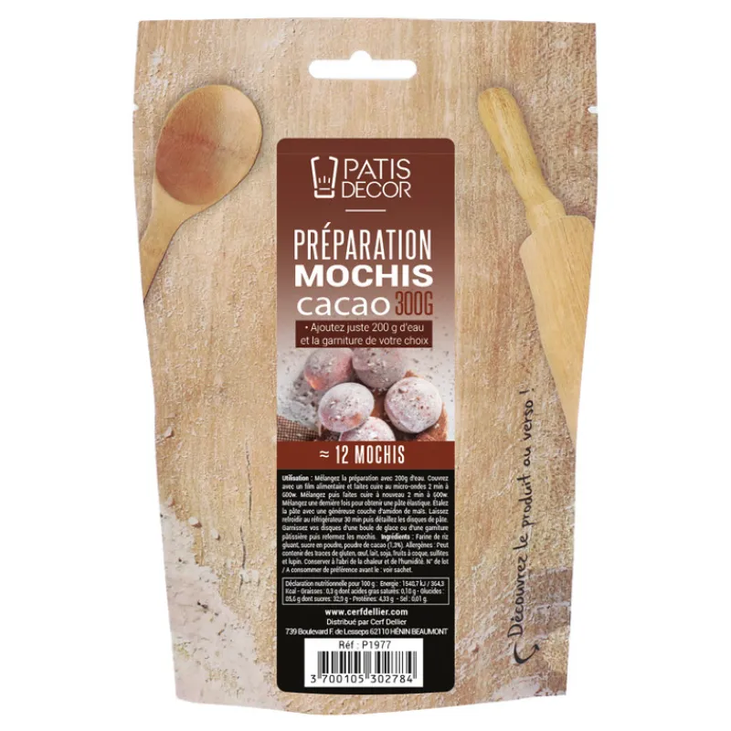 Cerf Dellier Mix Glaces Et Sorbets*Preparation Mochis Cacao 300 G