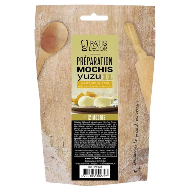 Cerf Dellier Mix Glaces Et Sorbets*Preparation Mochis Yuzu 300 G