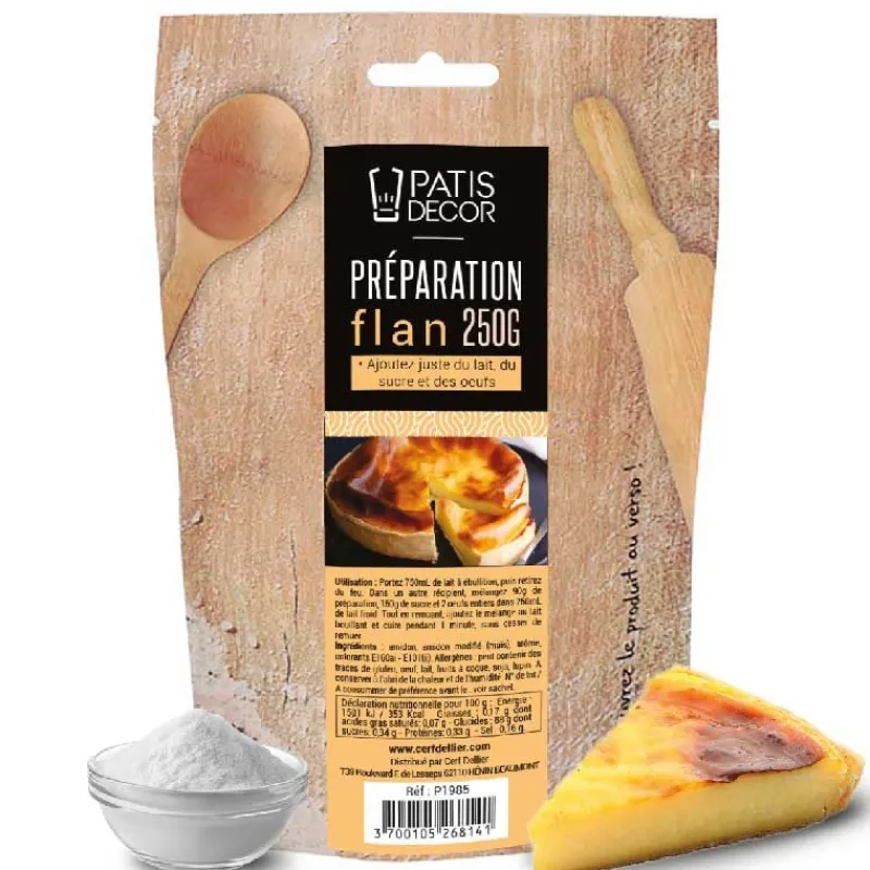Cerf Dellier Préparations Pour Gâteaux*Preparation Pour Flan Patisdecor 250 G