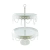 Presentoir 2 Etages Verre Broderie Diamants>Cerf Dellier Outlet