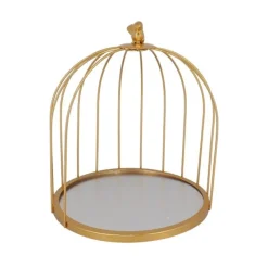 Presentoir Cage A Oiseaux Dore Patisdecor 25 Cm>Cerf Dellier Outlet