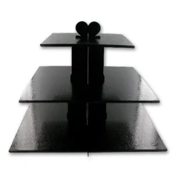 Presentoir Cupcakes Noir Carre>Cerf Dellier Clearance