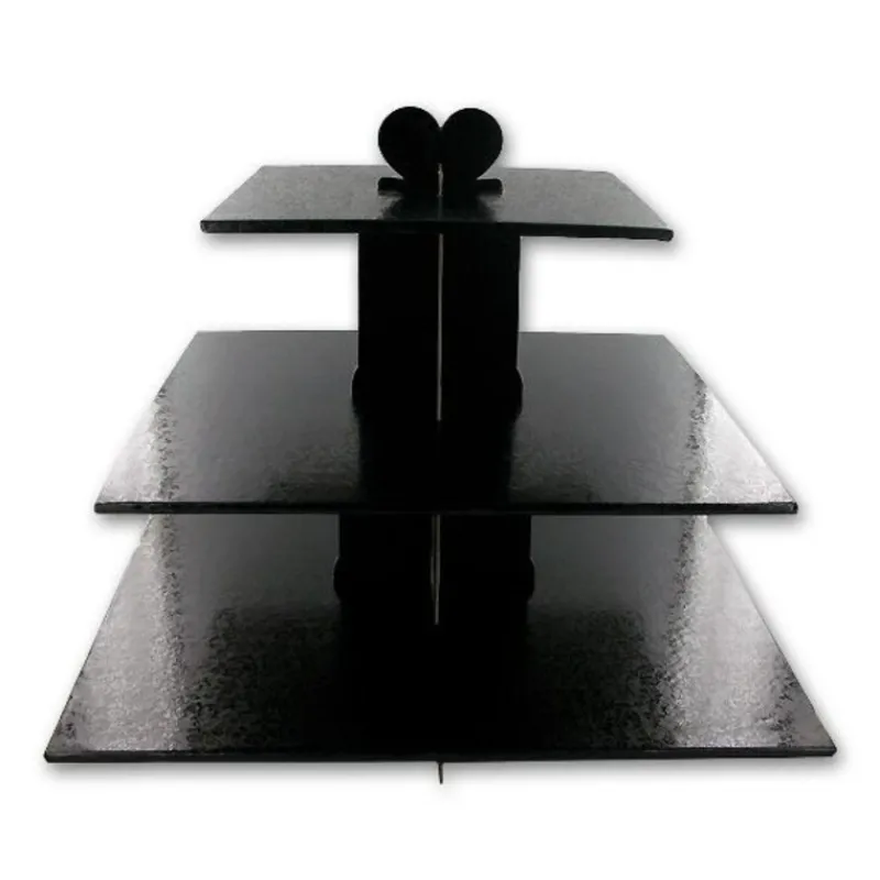 Presentoir Cupcakes Noir Carre>Cerf Dellier Clearance