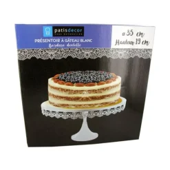 Presentoir Gateau Broderie 35 Cm><noscript><img width=