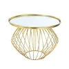 Presentoir Gateau Miroir Pied Boule Dore Patisdecor>Cerf Dellier Best