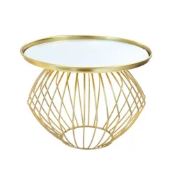 Presentoir Gateau Miroir Pied Boule Dore Patisdecor>Cerf Dellier Best