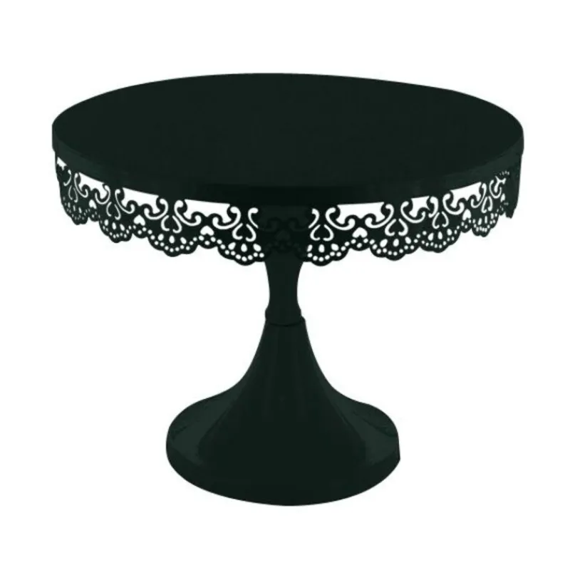 Presentoir Gateau Noir Broderie 23 Cm>Cerf Dellier Hot