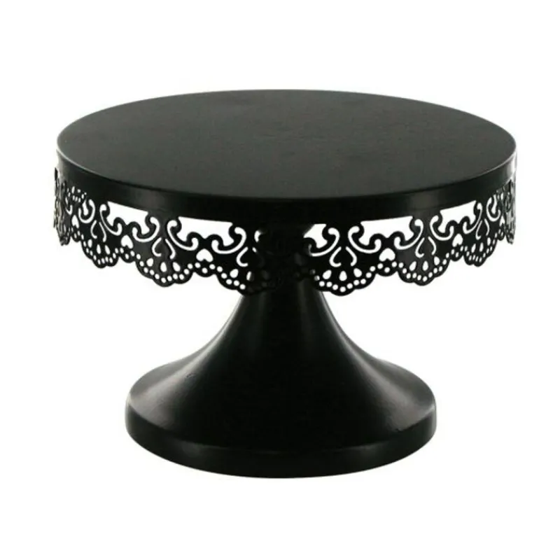 Presentoir Gateau Noir Broderie 18 Cm>Cerf Dellier New