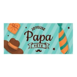 Rectangle Azyme Joyeuse Fete Papa (X24)>Cerf Dellier Outlet