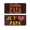 Rectangle Chocolat Meilleur Papa Assortis (X84)>Cerf Dellier Best