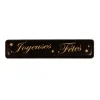 Rectangles Chocolat Noir Joyeuses Fêtes (X132)>Cerf Dellier Outlet