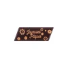 Rectangles Joyeuses Pâques En Chocolat Noir (X70)>Cerf Dellier Discount