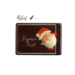 Rectangles Pere Noël Relief Chocolat (X50)>Cerf Dellier Online