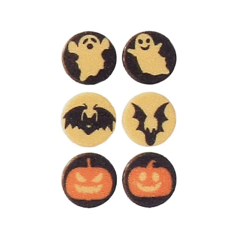 Ronds En Chocolat Halloween Assortis (X48)>Cerf Dellier