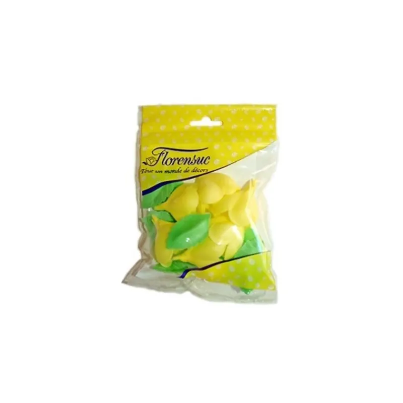 Rose Jaune Avec Feuilles (X 6)>Cerf Dellier Best