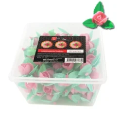 Roses Roses Et Feuilles En Azyme Patisdecor Pro (X80)>Cerf Dellier Online