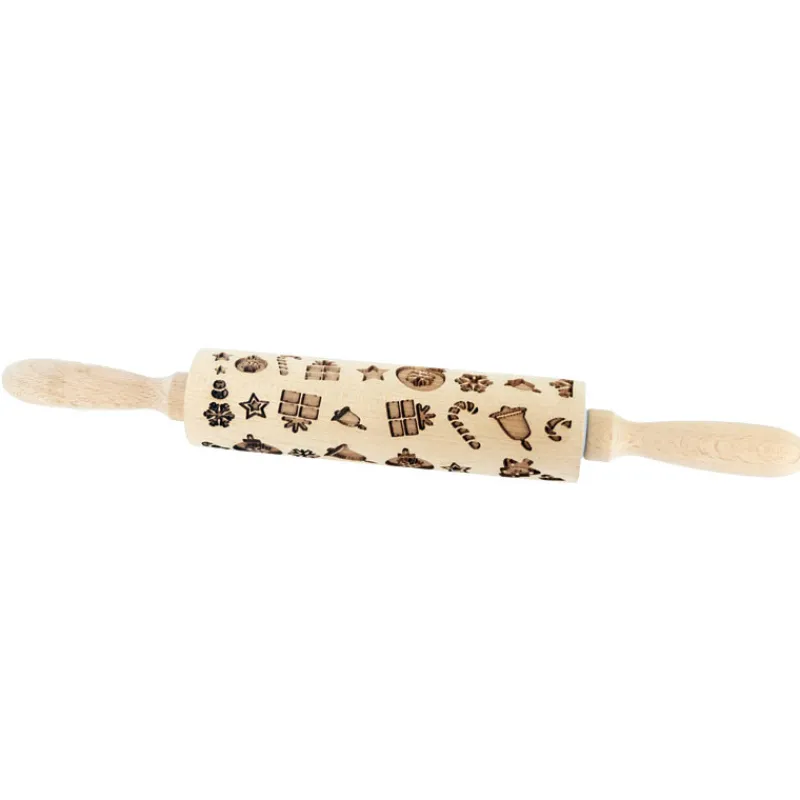 Cerf Dellier Rouleaux A Patisserie*Rouleau Empreintes Christmas