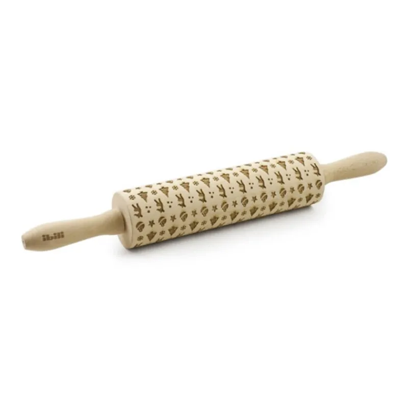 Cerf Dellier Rouleaux A Patisserie*Rouleau Empreintes En Bois Noël