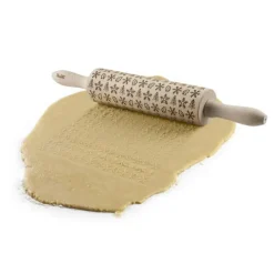 Cerf Dellier Rouleaux A Patisserie*Rouleau Empreintes En Bois Theme Hiver