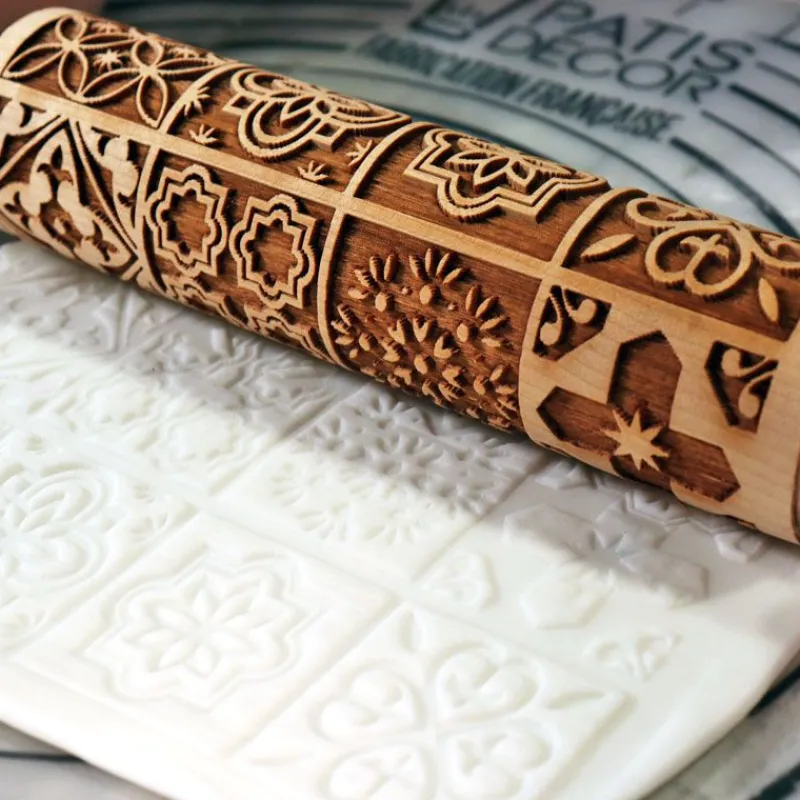 Cerf Dellier Rouleaux A Patisserie*Rouleau Empreintes Mosaiques