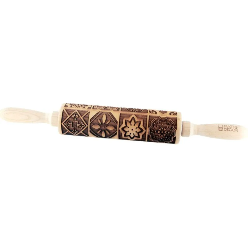 Cerf Dellier Rouleaux A Patisserie*Rouleau Empreintes Mosaiques