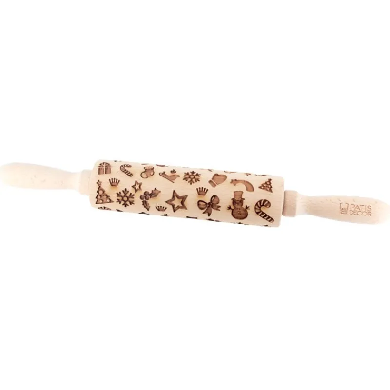 Cerf Dellier Rouleaux A Patisserie*Rouleau Empreintes Noël