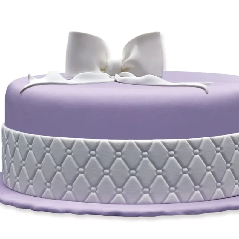 Cerf Dellier Ruban Pâte À Sucre*Ruban Pâte À Sucre Matelasse H 5 Cm (1,25 M)