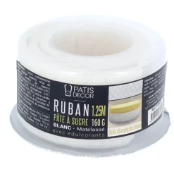 Cerf Dellier Ruban Pâte À Sucre*Ruban Pâte À Sucre Matelasse H 5 Cm (1,25 M)