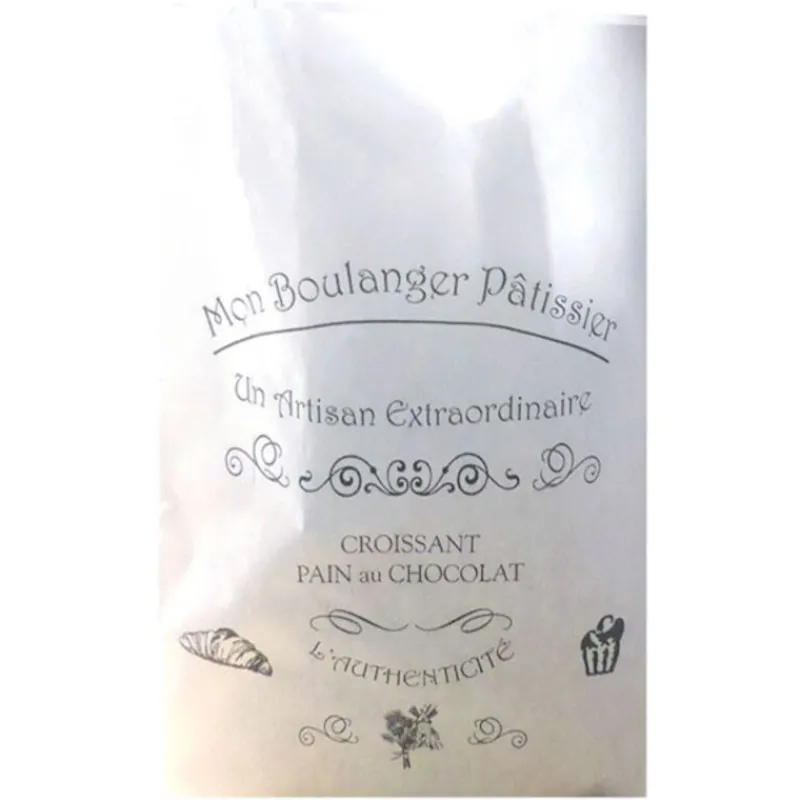 Sac A Croissants Blanc (X1000)>Cerf Dellier Online