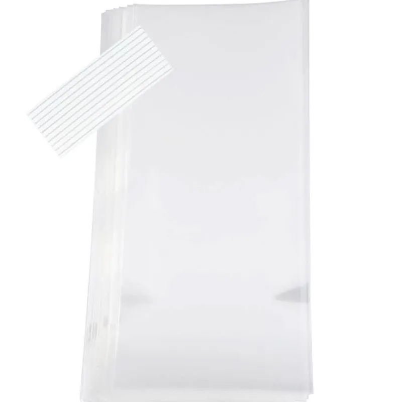 Sachets A Bonbons Unis Avec Liens (X10)>Cerf Dellier Clearance
