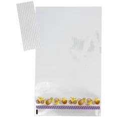 Sachets Bonbons Poussins Coquille + Liens 14 X 23 Cm (X10)>Cerf Dellier Sale