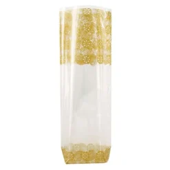 Sachets Fond Carton Dentelle Or (X100)>Cerf Dellier Outlet
