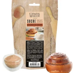 Cerf Dellier Sucre Aromatisé*Sucre Aromatisé A La Cannelle Patisdecor 350 G