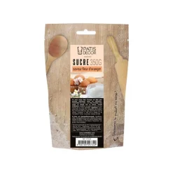 Cerf Dellier Sucre Aromatisé*Sucre Saveur Fleur D'Oranger Patisdecor 350 G