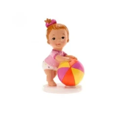 Sujet De Baptême Bebe Fille Avec Ballon>Cerf Dellier Best