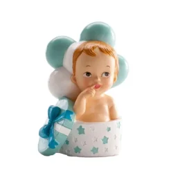 Sujet De Baptême Bebe Garcon Dans Boite A Cadeau>Cerf Dellier Outlet