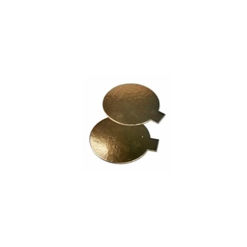 Support Carton Rond Or Individuel 8 Cm (X 200)>Cerf Dellier Best