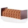 Cerf Dellier Moules À Bûche*Tapis Silicone Texture Chocolat