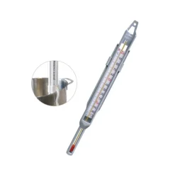 Thermomètre Confiseur En Verre Avec Gaine De Protection +80 +200C>Cerf Dellier