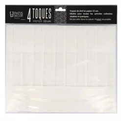 Toque En Papier Plisse H 23 Cm Patisdecor (X4)>Cerf Dellier