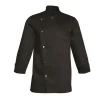 Veste De Cuisinier Manches Longues Noire Alban>Cerf Dellier Hot