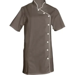 Veste Manches Courtes Taupe Odile>Cerf Dellier Online